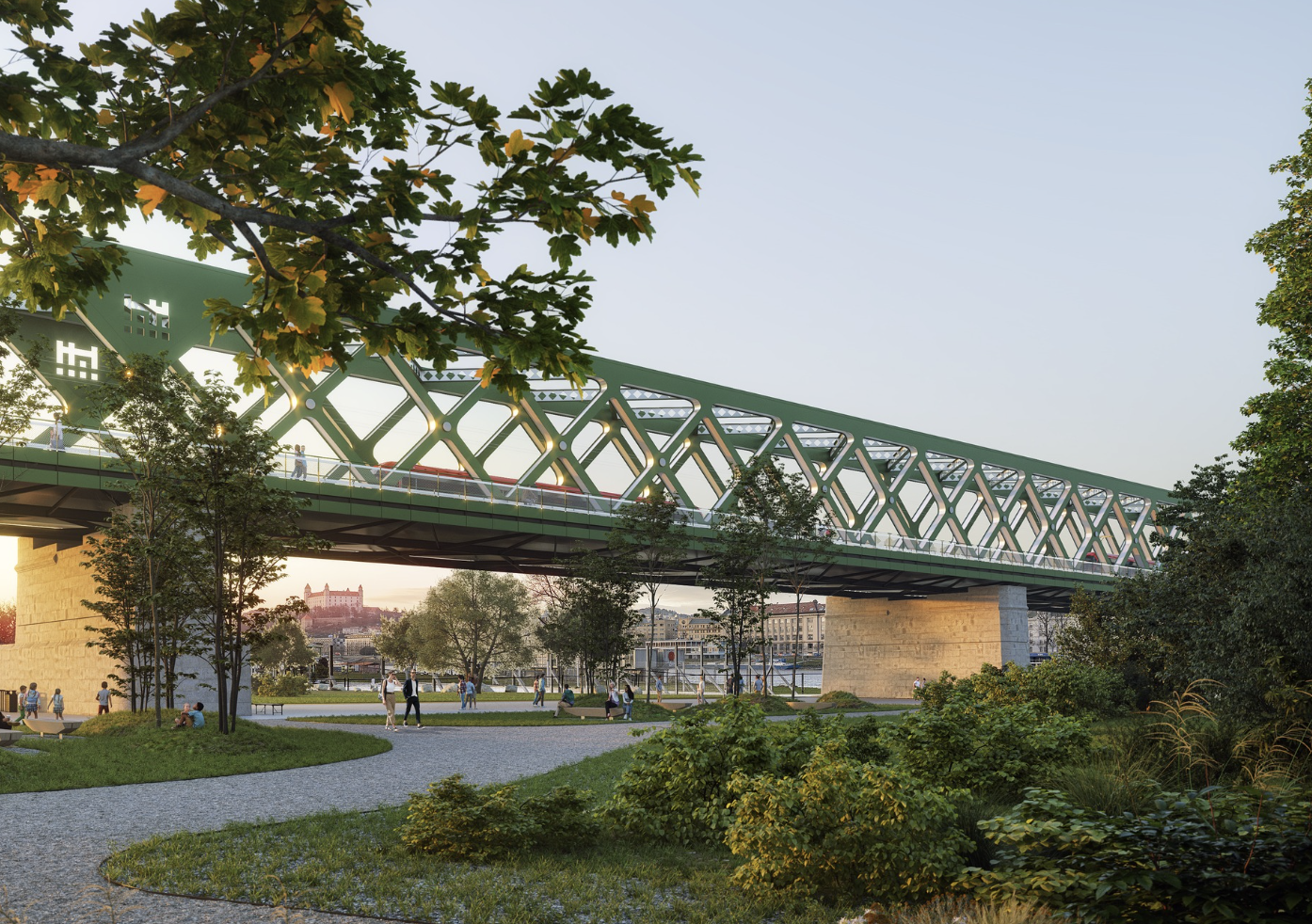 Revitalizácia nábrežného parku prinesie Bratislavčanom kvalitný verejný priestor pri Dunaji